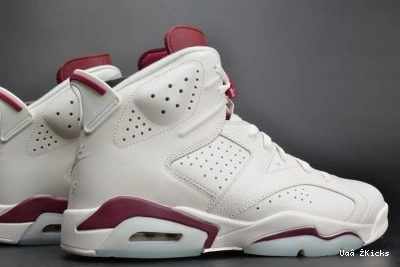 650 Comfortable 6 Jordan 384664-116 Maroon Retro 0822